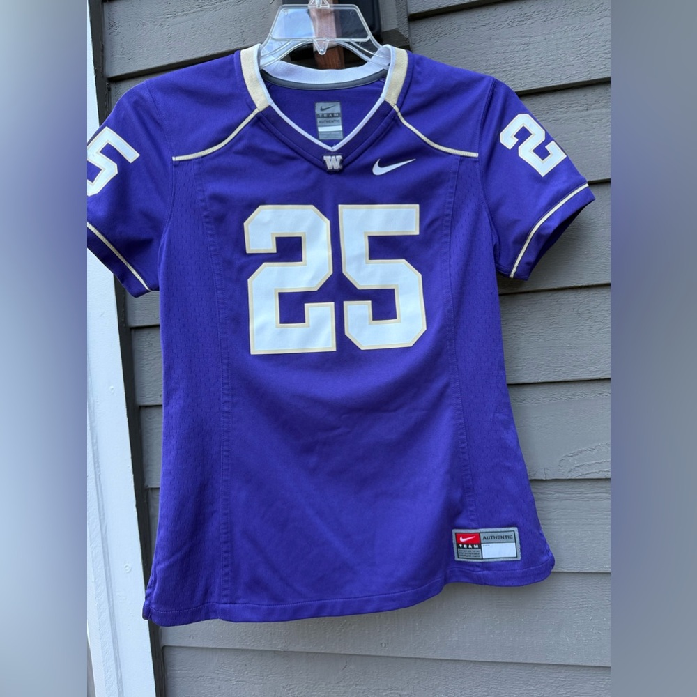 Nike Washington Huskies Player 25 Game Series Football Fan Jersey-Purple Small